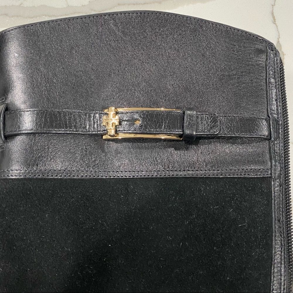 Tory Burch Jenna Boot Black Suede - image 5